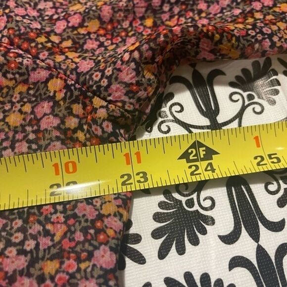 Old Navy - floral peasant dress with belt - Picture 7 of 8